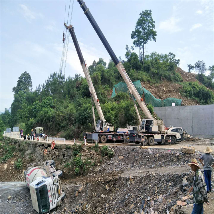 榆林榆林24小时应急道路救援吊装吊装现场实拍